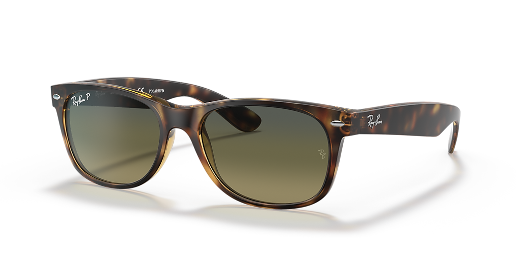 Ray-Ban New Wayfarer Classic M (55 - 18) com Lentes Azul e Armação