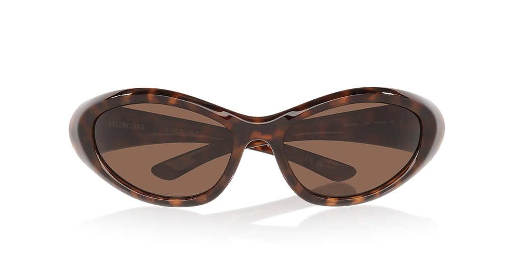 Balenciaga BB0384S XXL (70 - 19) with Brown lenses and Tortoise