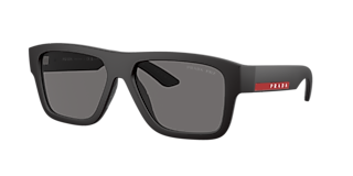 Prada Linea Rossa PS 06YS XL (56 - 17) with Grey lenses and Black