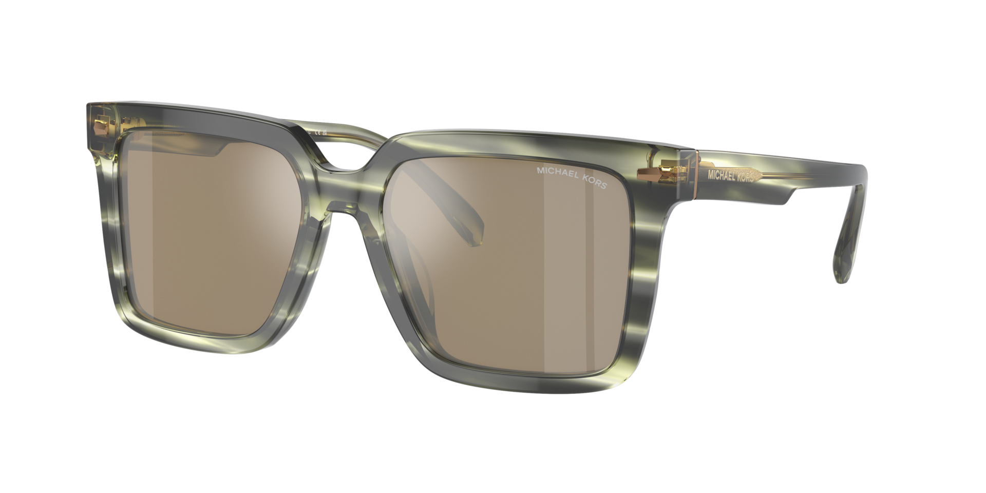 Michael Kors Homme Sunglass MK2217U Abruzzo - Couleur du Monture Corne Olive Couleur de Lentille Vert Olive 69 €