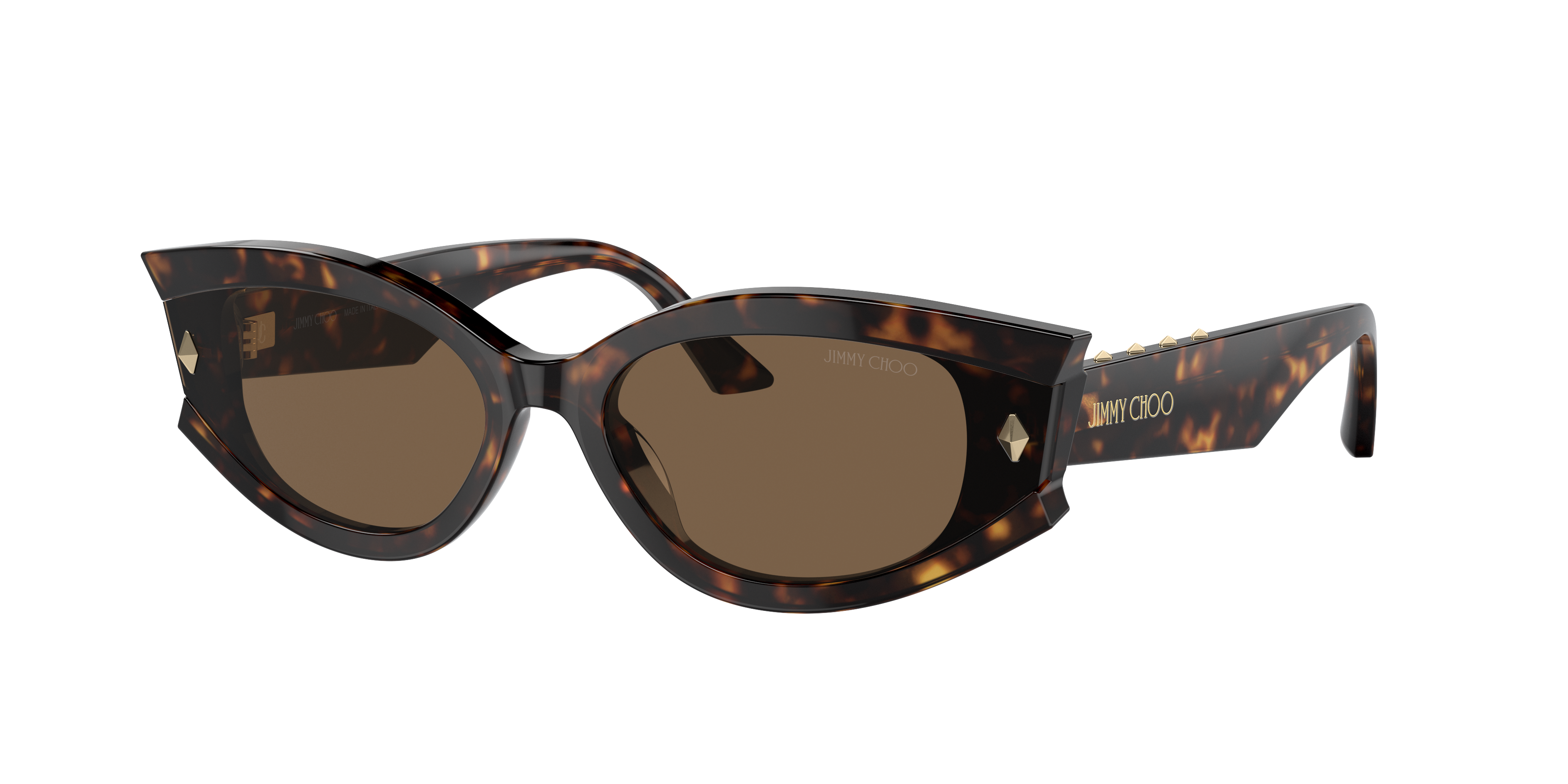 Jimmy Choo JC5015U XS (61 - 17) with Brown lenses and Tortoise