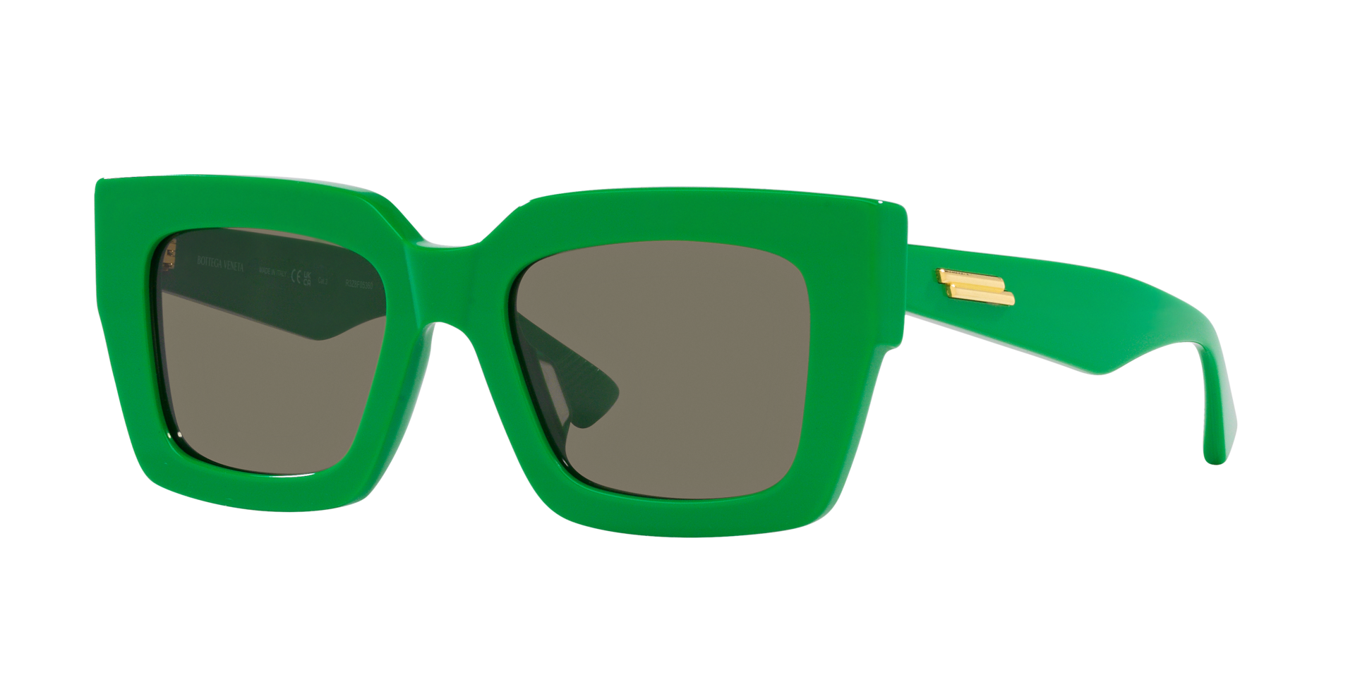 Bottega Veneta Femme Sunglass BV1212S - Couleur du Monture Vert Couleur de Lentille Vert 231 €