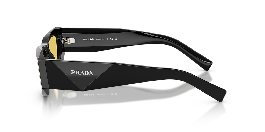 Prada PR B19SF M (53 - 17) with Yellow lenses and Black frame
