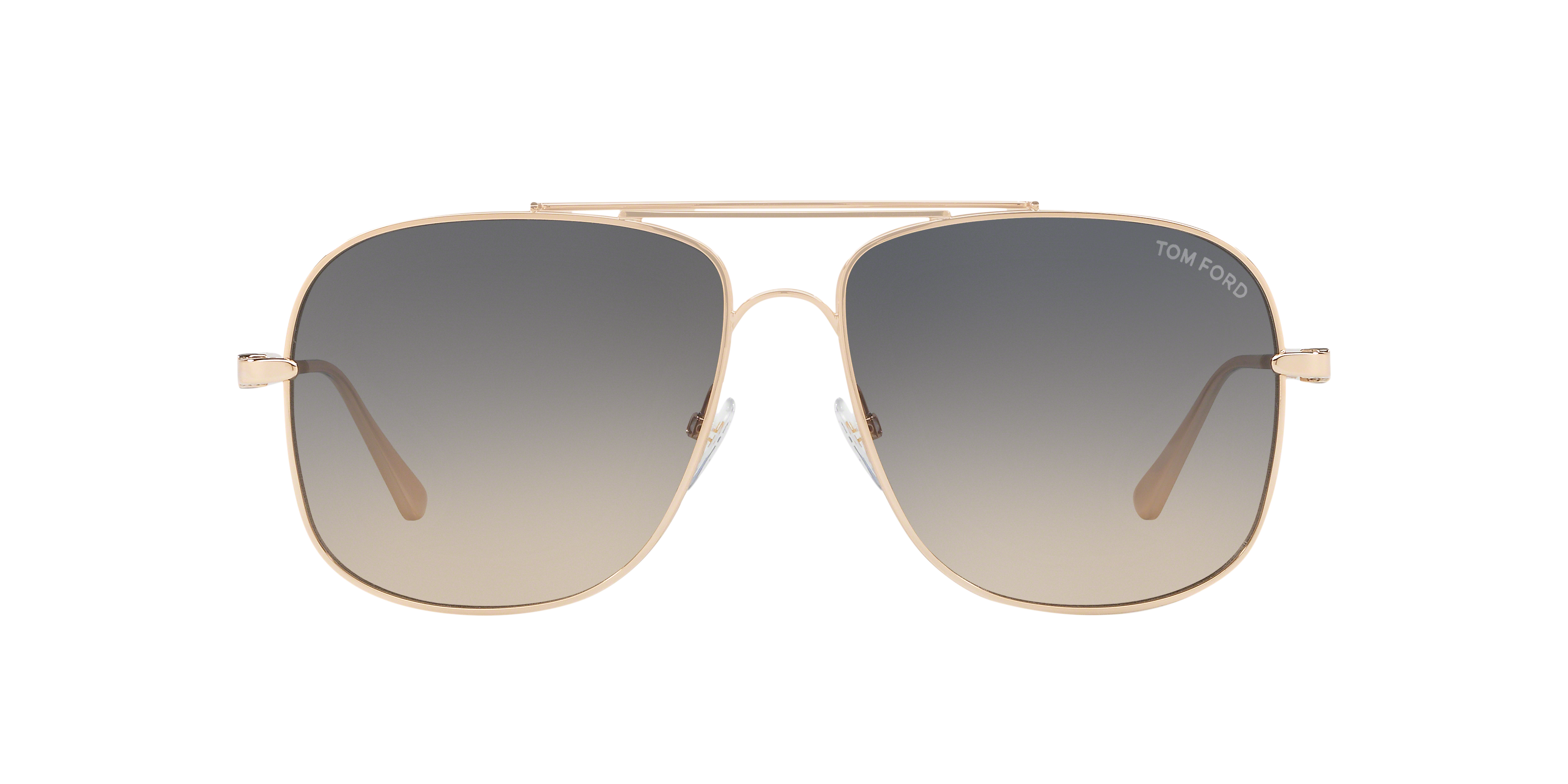 Tom Ford FT0669 XL (60 - 15) with Grey lenses and Gold frame