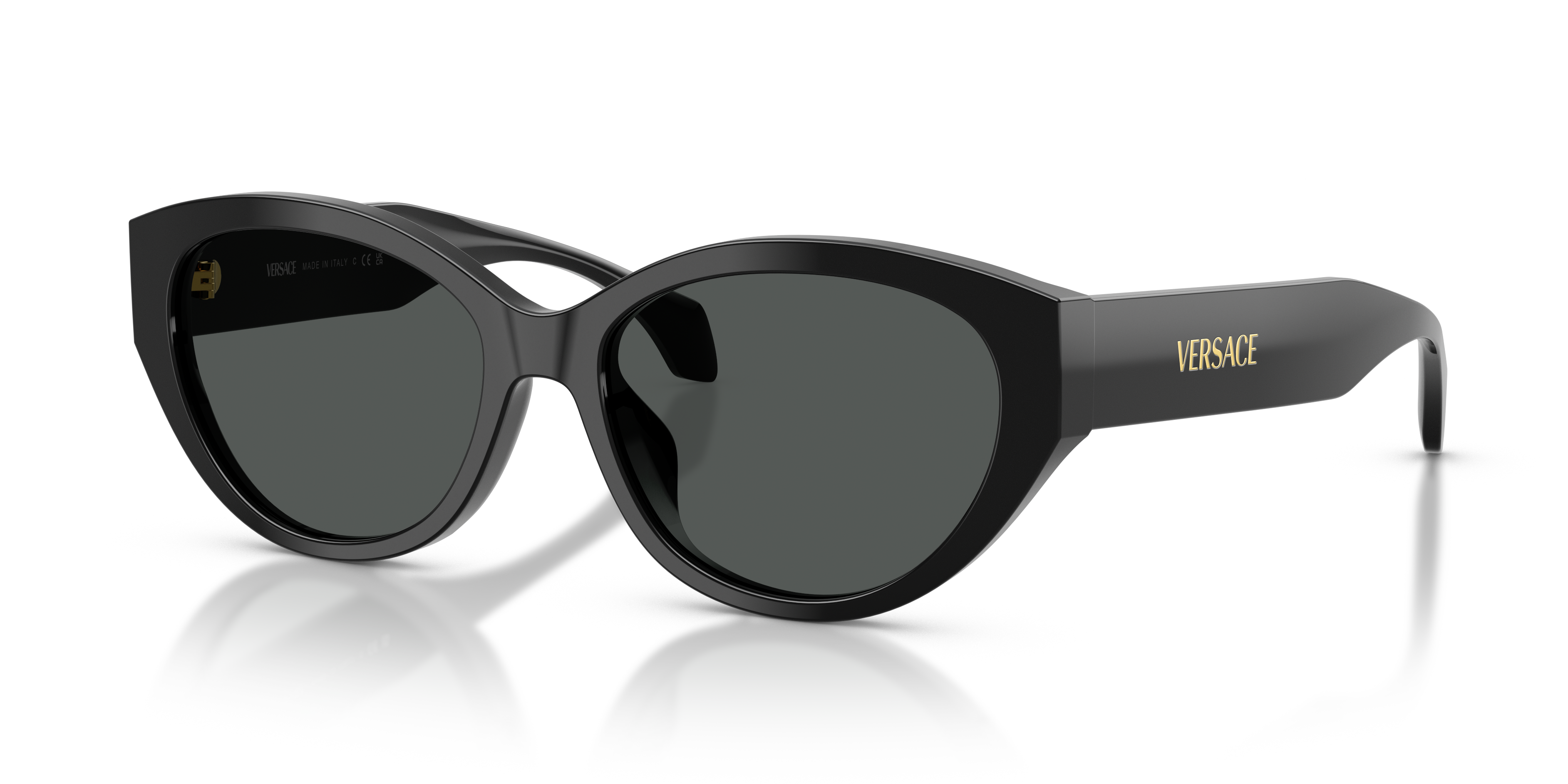 Versace VE4495D XL (56 - 17) with Grey lenses and Black frame