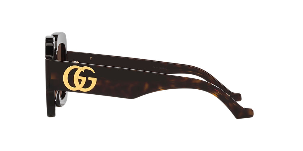 Gucci GG1547S S (50 - 24) with Brown lenses and Tortoise frame