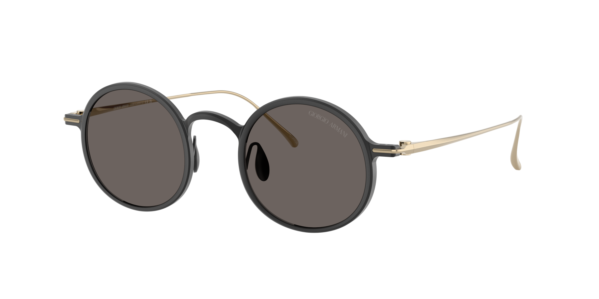 Giorgio Armani Grey Man Ar6173t 3404B1 Sunglasses Titanium Black Pantos Normal - Image 3