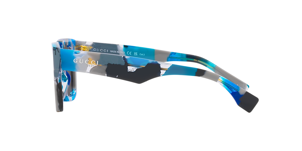 Gucci GG1626S S (54 - 18) with Grey lenses and Blue frame