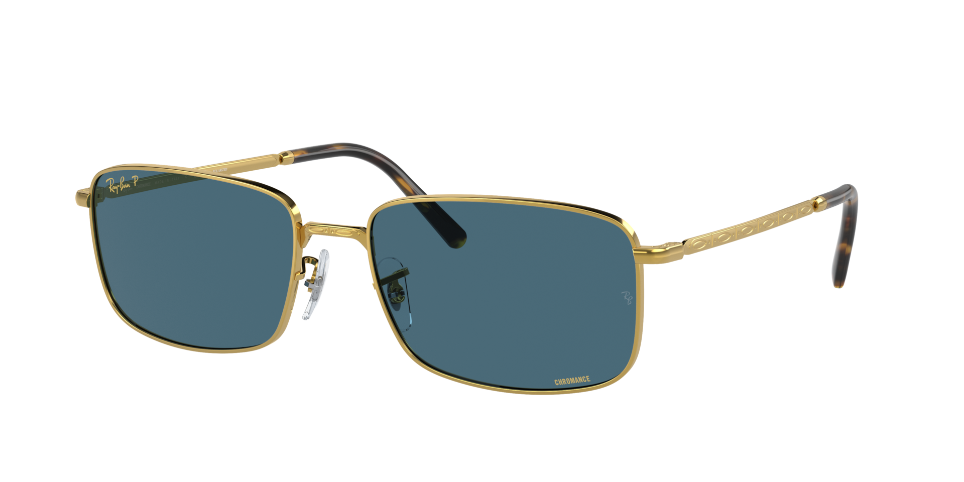 RayBan サングラス　RB3717 偏光レンズ Ray-Ban RB3717 Polarized+ Lenses XL (57 - 18) com Lentes Azul e