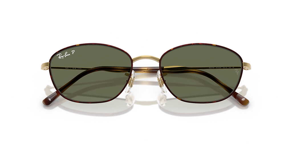 Ray-Ban RB3749 XXL (58 - 18) with Green lenses and Tortoise frame