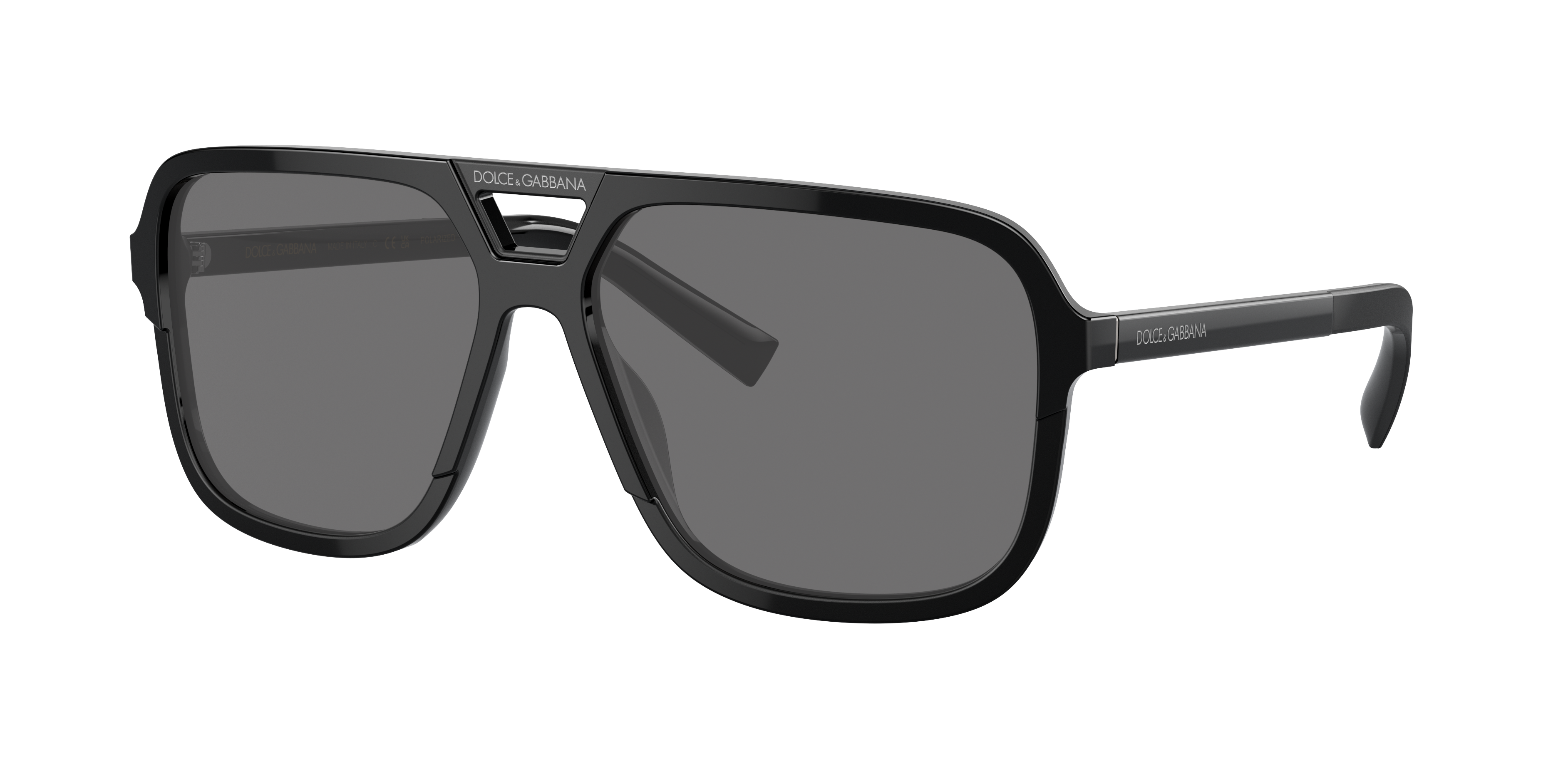 Dolce&Gabbana DG4354 XL (61 - 15) with Grey lenses and Black frame