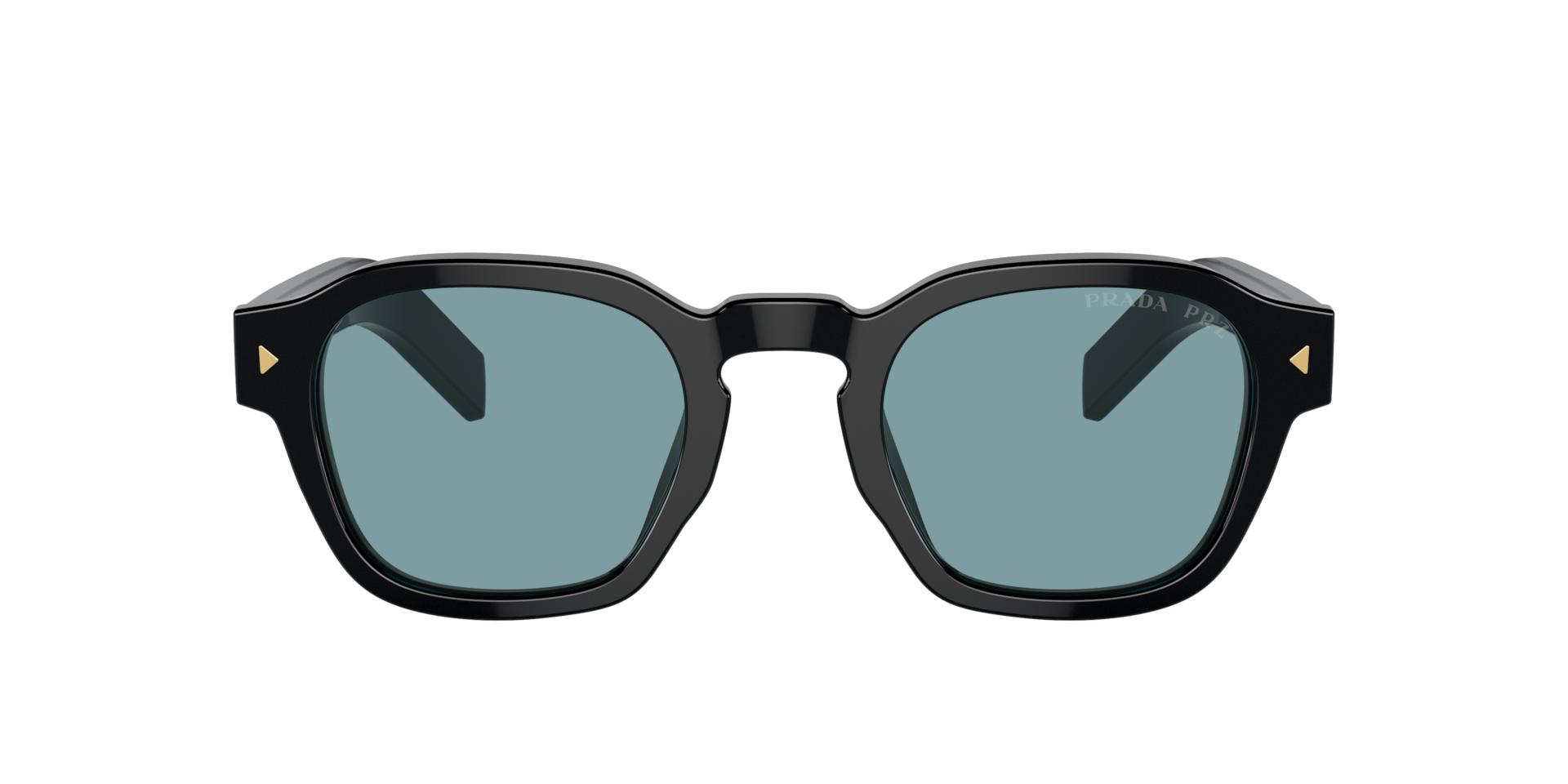 Prada PR A16S M (49 - 24) with Green lenses and Black frame