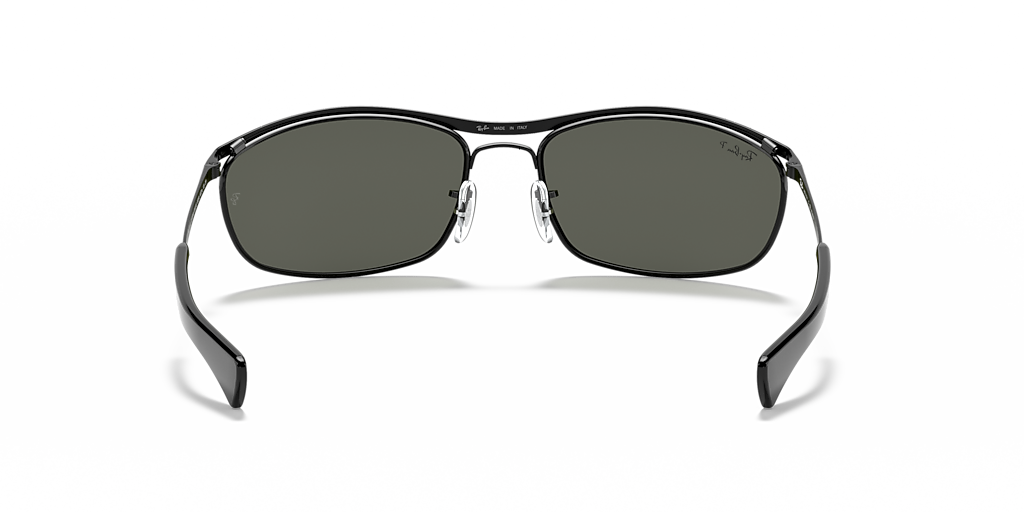 Ray-Ban Olympian I Deluxe L (62 - 18) with Green lenses and Black
