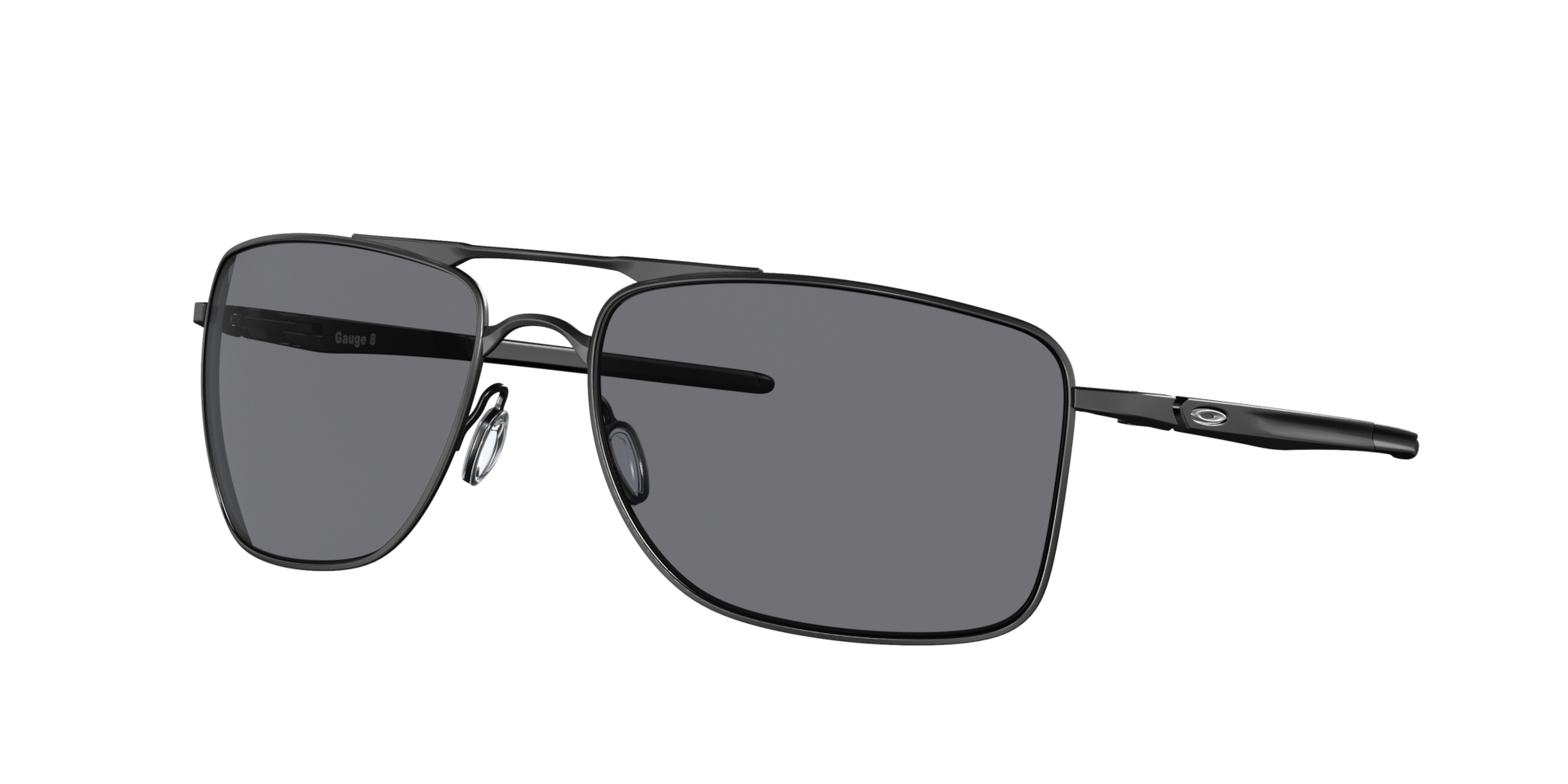 Oakley Mannelijk Sunglass Gauge 8 - Framekleur: Matzwart, Lenskleur: Grijs