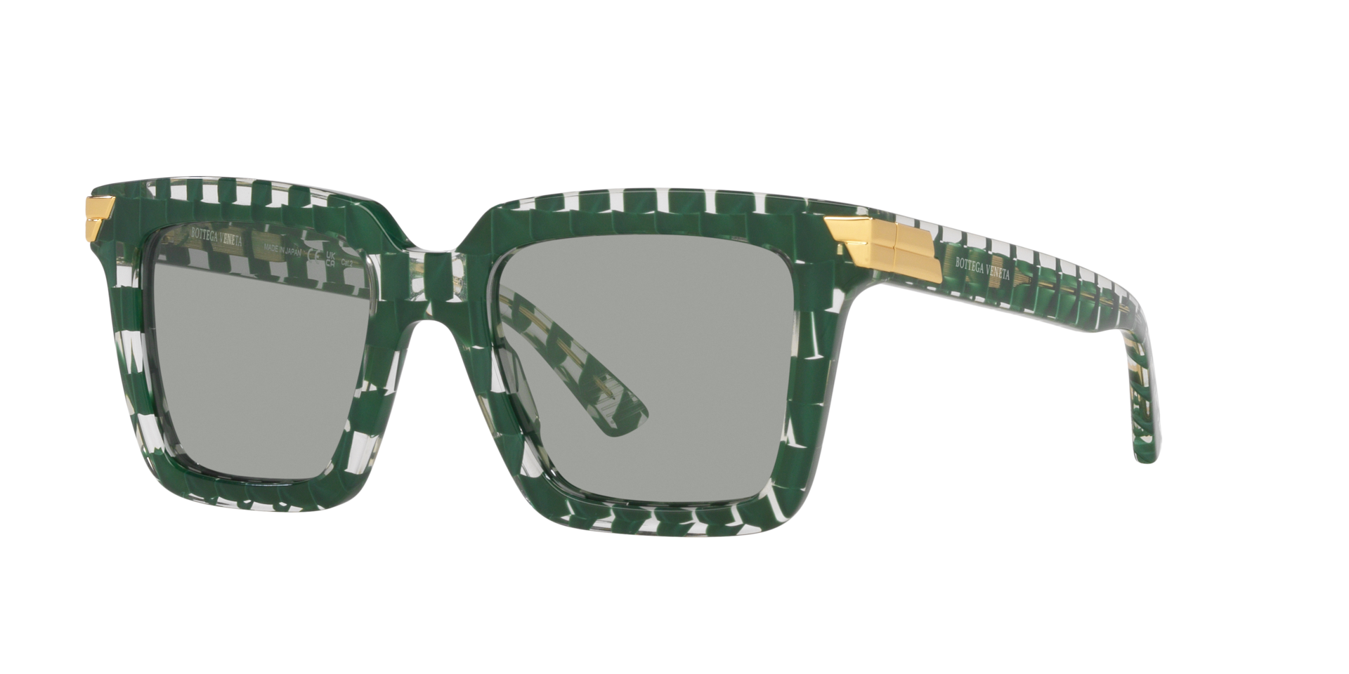 Bottega Veneta BV1005S M (53 - 21) with Green lenses and Green