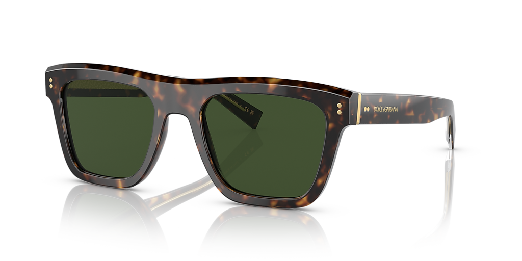 Dolce&Gabbana DG4420 M (52 - 20) with Green lenses and Tortoise