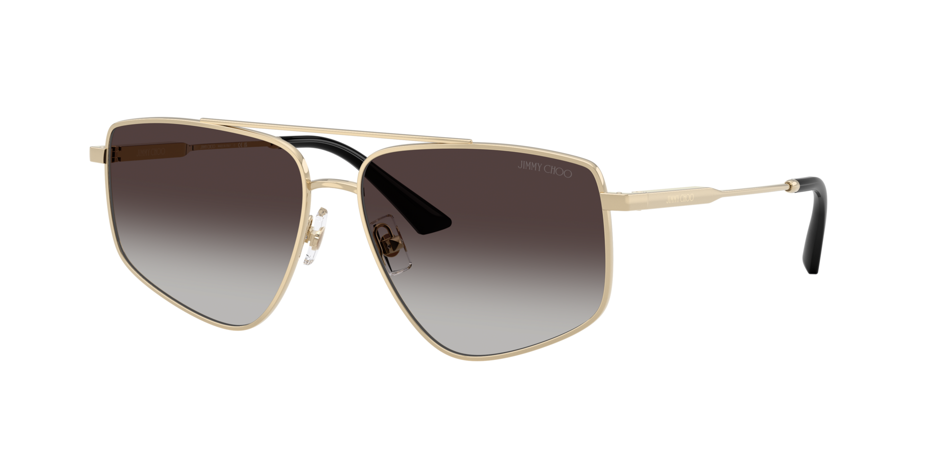 Jimmy Choo JC4011 XL (58 - 14) with Grey lenses and Gold frame