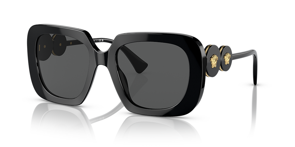 Versace VE4434 L (54 - 20) with Grey lenses and Black frame  display picture 1