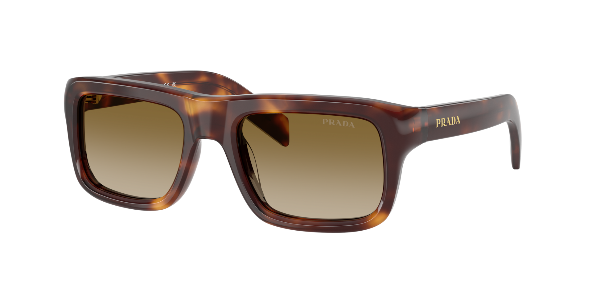 Prada Homme Sunglass PR D11S - Couleur du Monture caille de tortue classique Couleur de Lentille Dgrad marron 400 €