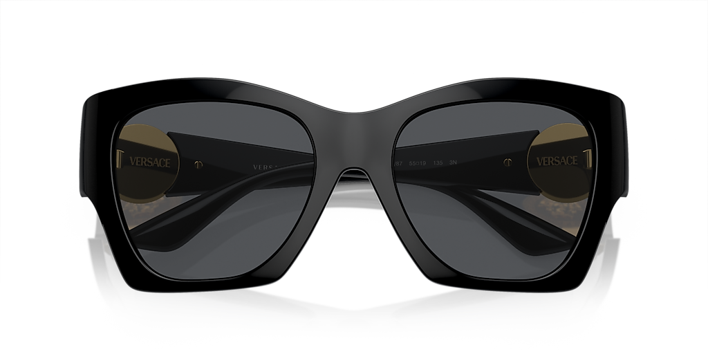 Versace VE4452 L (54 - 19) with Grey lenses and Black frame