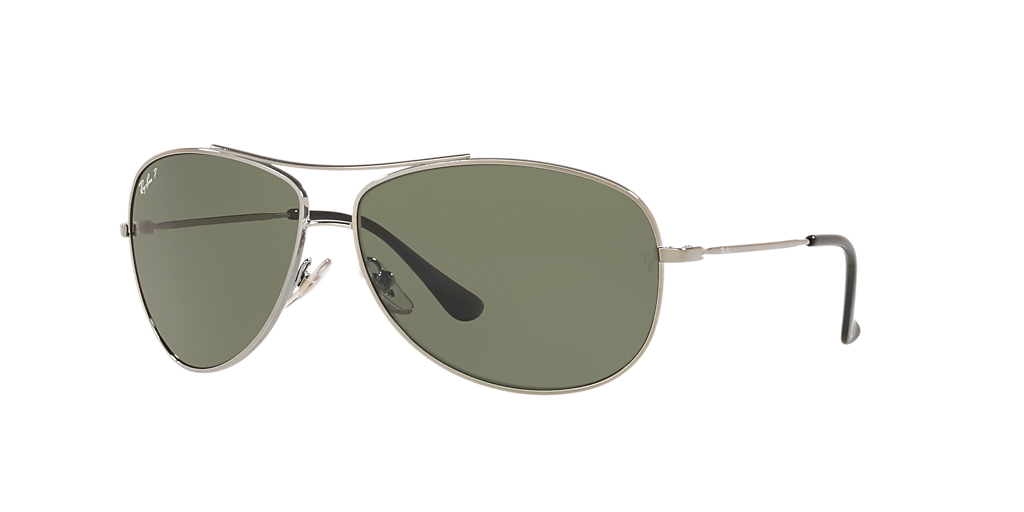 Ray-Ban RB3293 S (63 - 13) with Green lenses and Grey frame