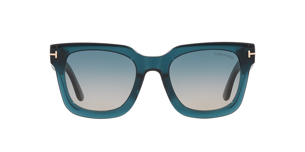 Tom Ford Leigh-02 XXL (52 - 22) with Green lenses and Blue frame