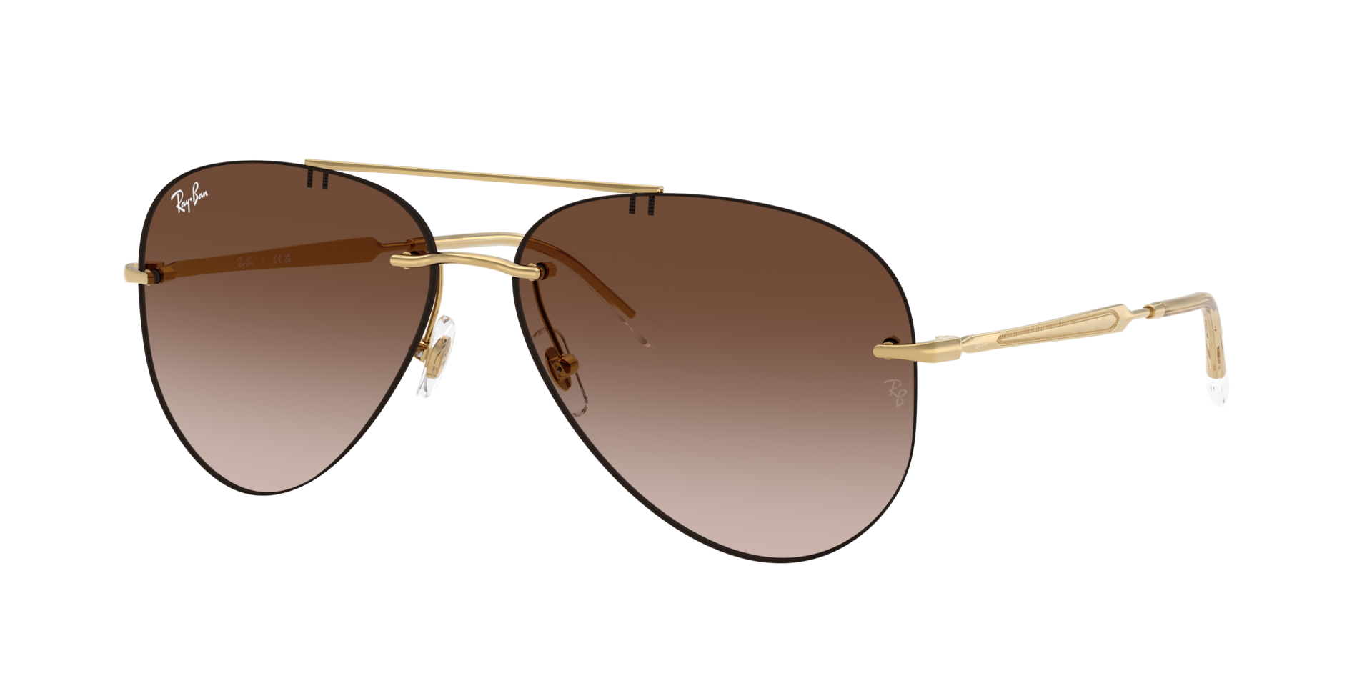 Ray-Ban Unisex Sunglass RB3791 -  Framekleur: Arista, Lenskleur: Lichtbruin gradiënt donkerbruin