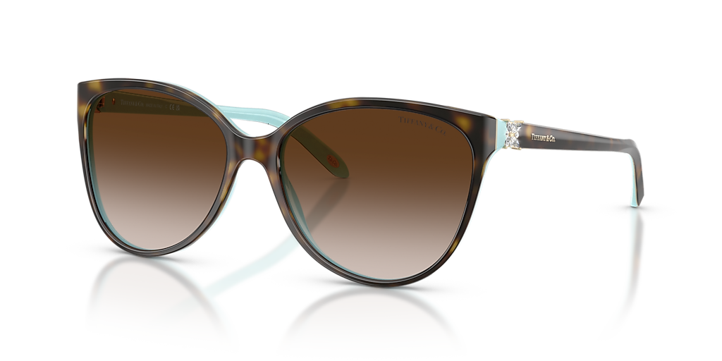 Tiffany & Co. TF4089B L (58 - 16) with Brown lenses and  display picture 2