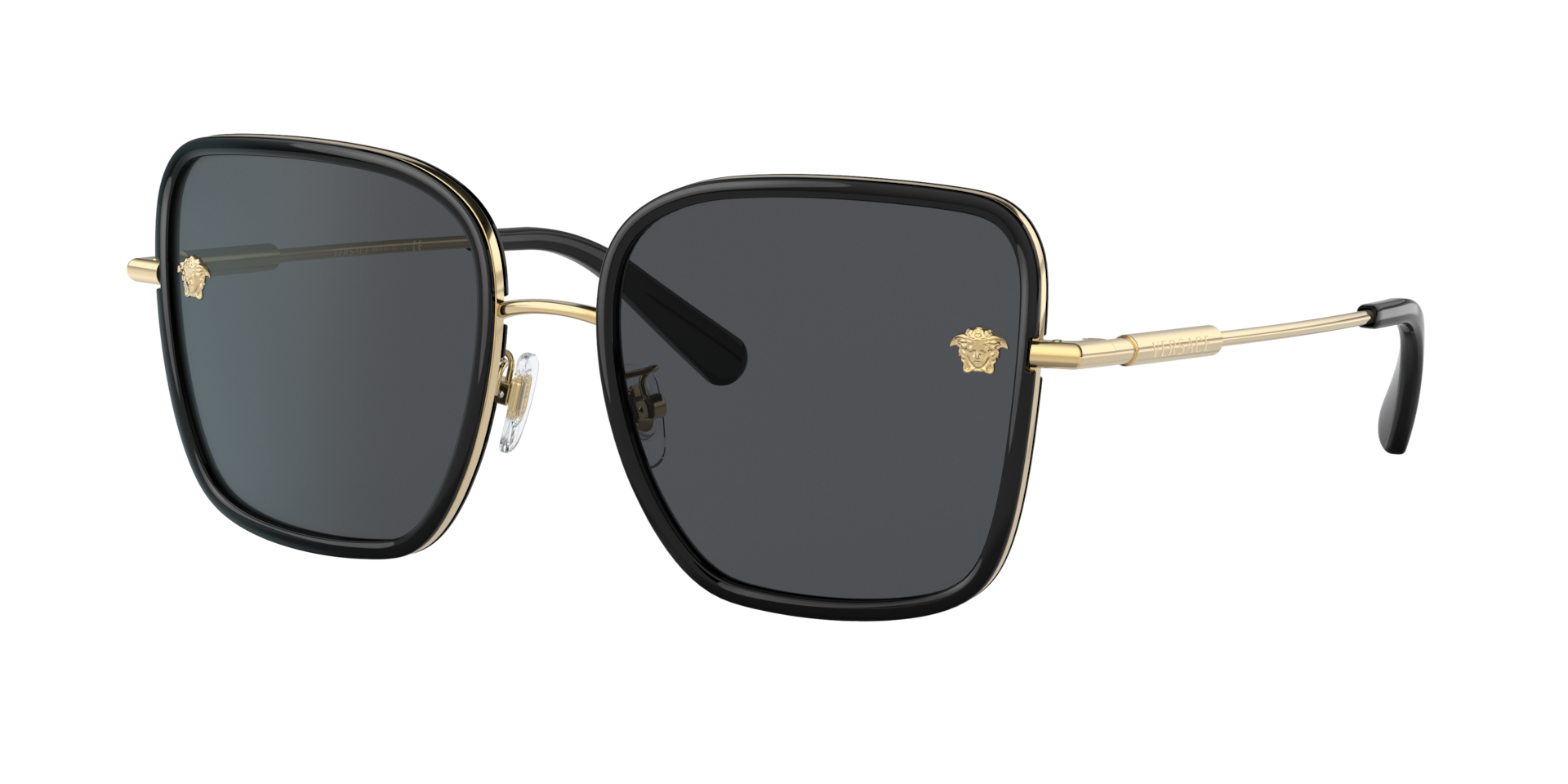 Versace Woman Sunglass VE2247D -  Frame color: Black, Lens color: Dark Grey