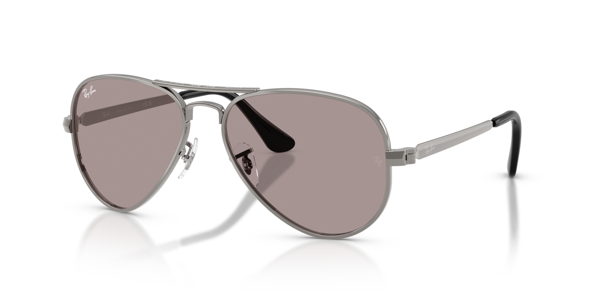 Ray-Ban Aviator Max Summer Capsule XL (58 - 16) com Lentes Violeta