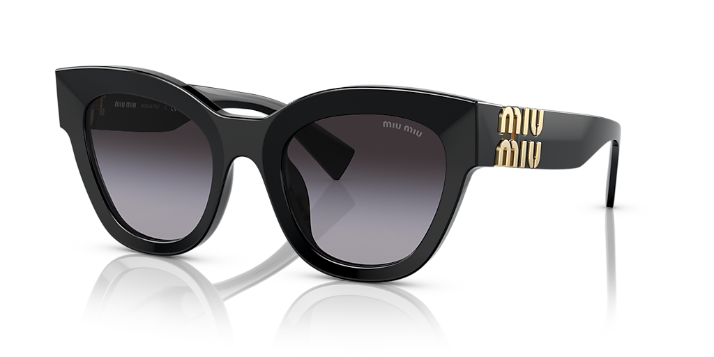 Miu Miu MU 01YS L (51 - 22) with Grey lenses and Black frame