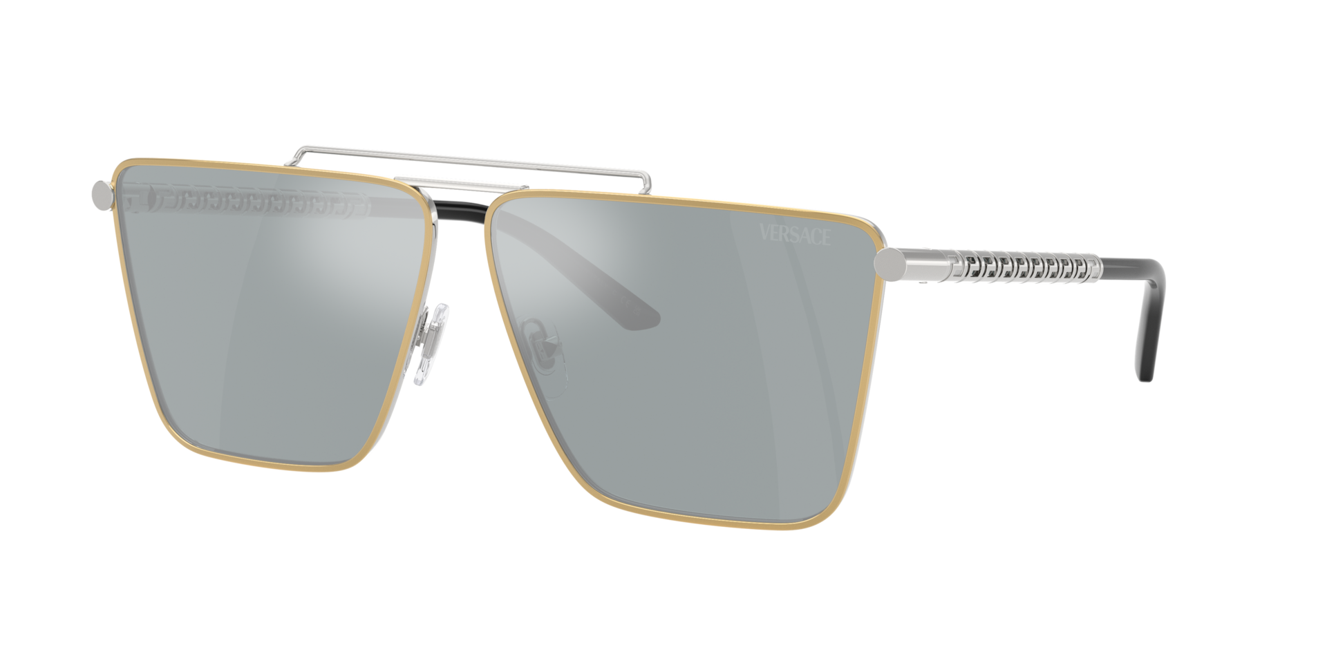 Versace VE2266 M (64 - 11) with Blue lenses and Gold frame