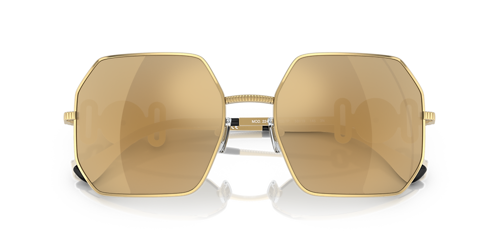 Versace VE2248 XL (58 - 19) with Gold lenses and Gold frame
