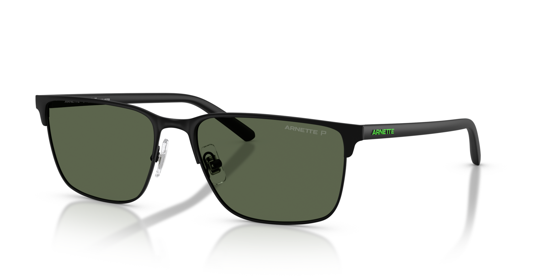 Arnette Hampere XL (58 - 17) with Green lenses and Black frame