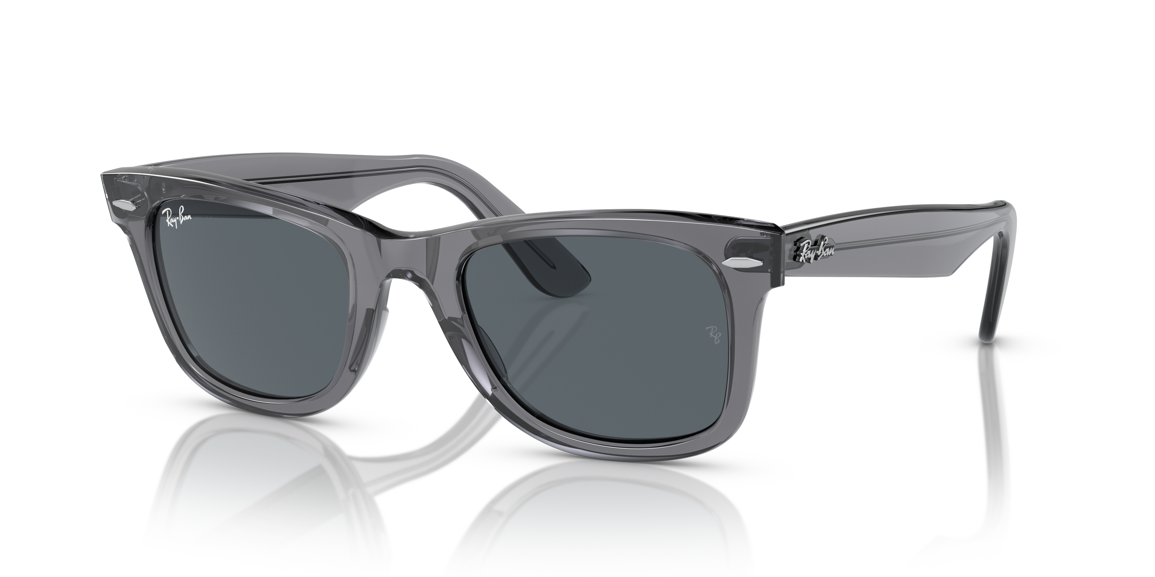 Ray-Ban Original Wayfarer Classic L (50 - 22) with Blue lenses and