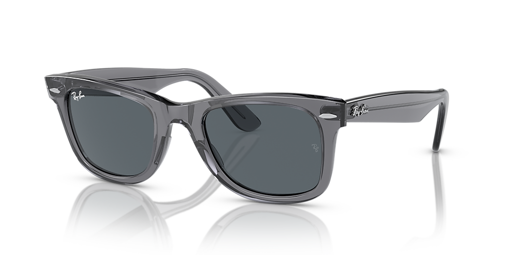 Ray-Ban Original Wayfarer Classic L (50 - 22) with Blue lenses and
