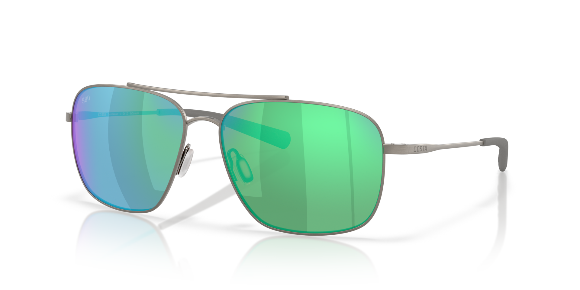 cana Costa Canaveral XL (59 - 15) with Green lenses and Grey frame