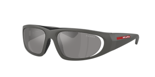 Prada Linea Rossa PS 06YS XL (56 - 17) with Grey lenses and Black