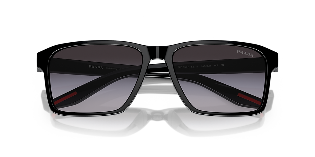 Prada Linea Rossa PS 05YSF XXL (58 - 17) with Grey lenses and