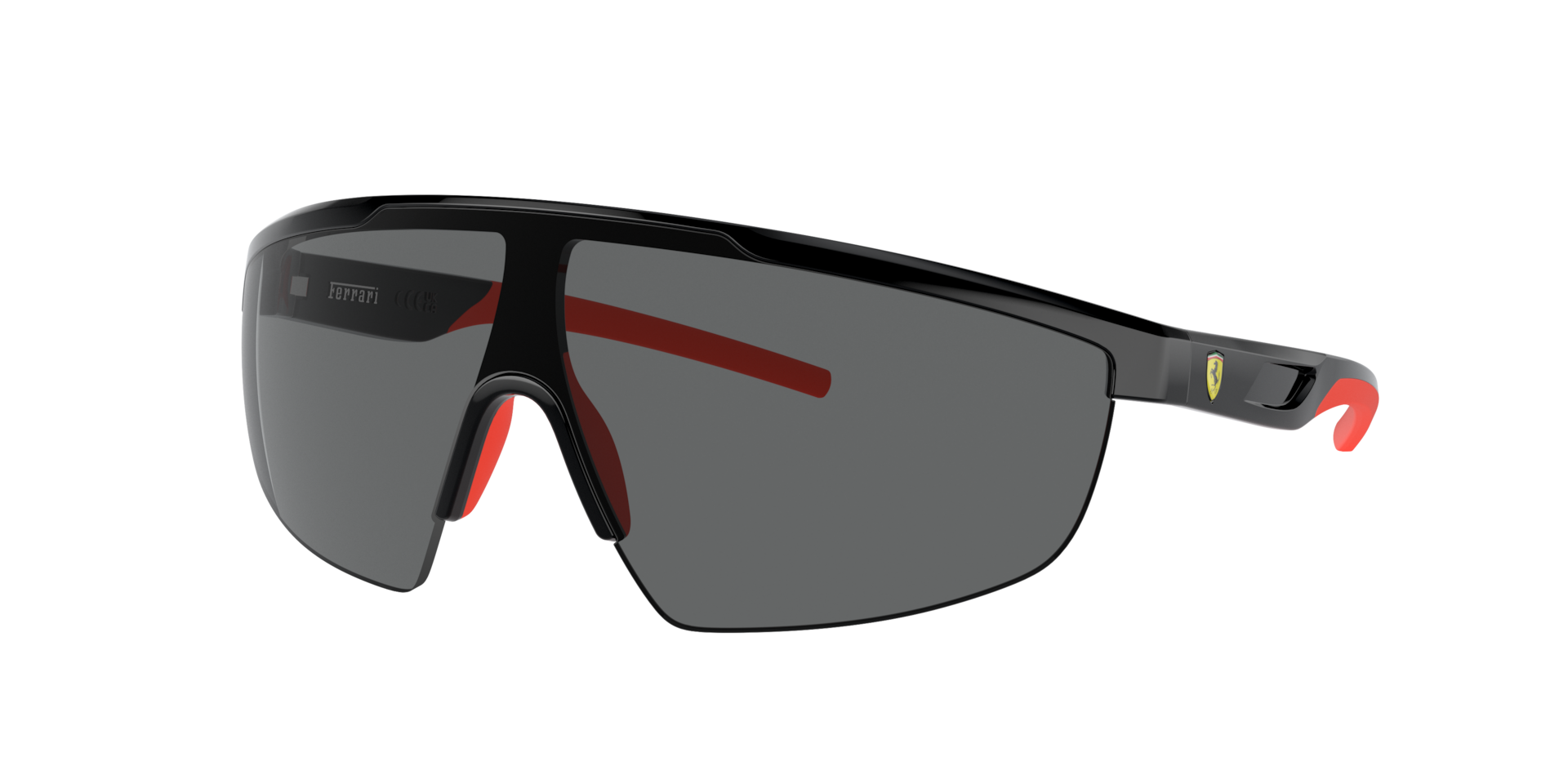Scuderia Ferrari Unisex Sunglass FZ6005U -  Frame color: Black, Lens color: Grey