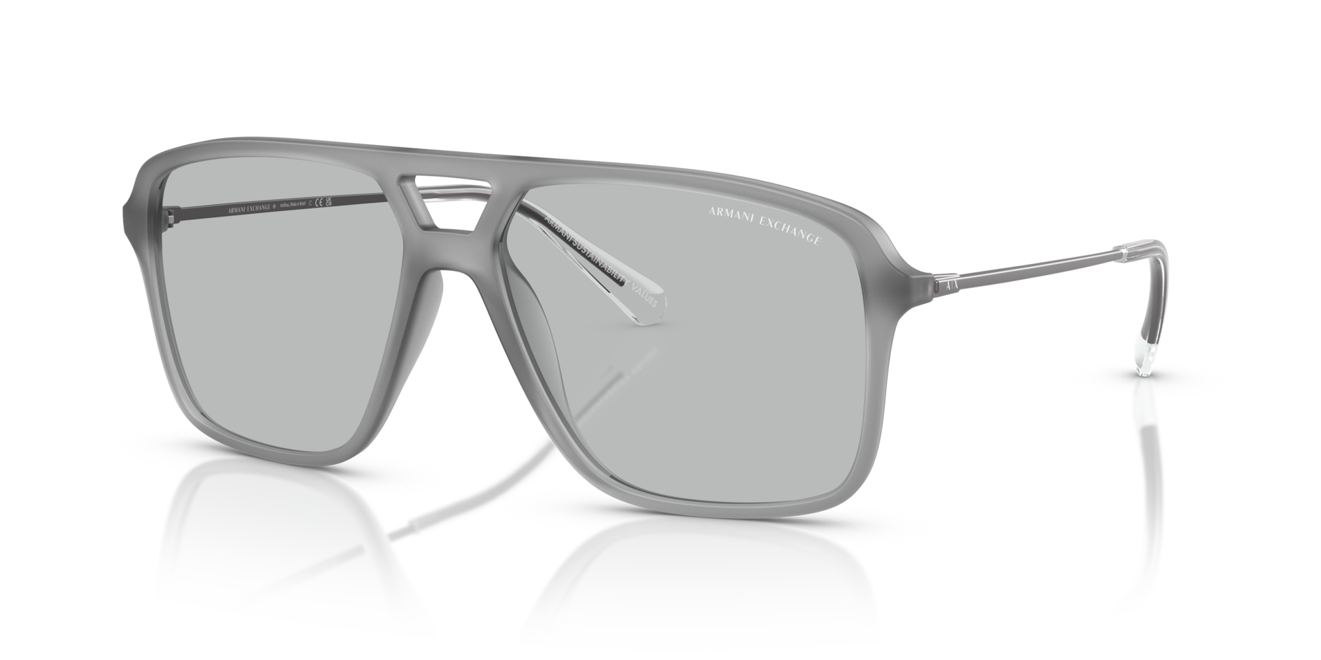 Armani Exchange AX4150SU XL (59 - 15) with Grey lenses and Grey