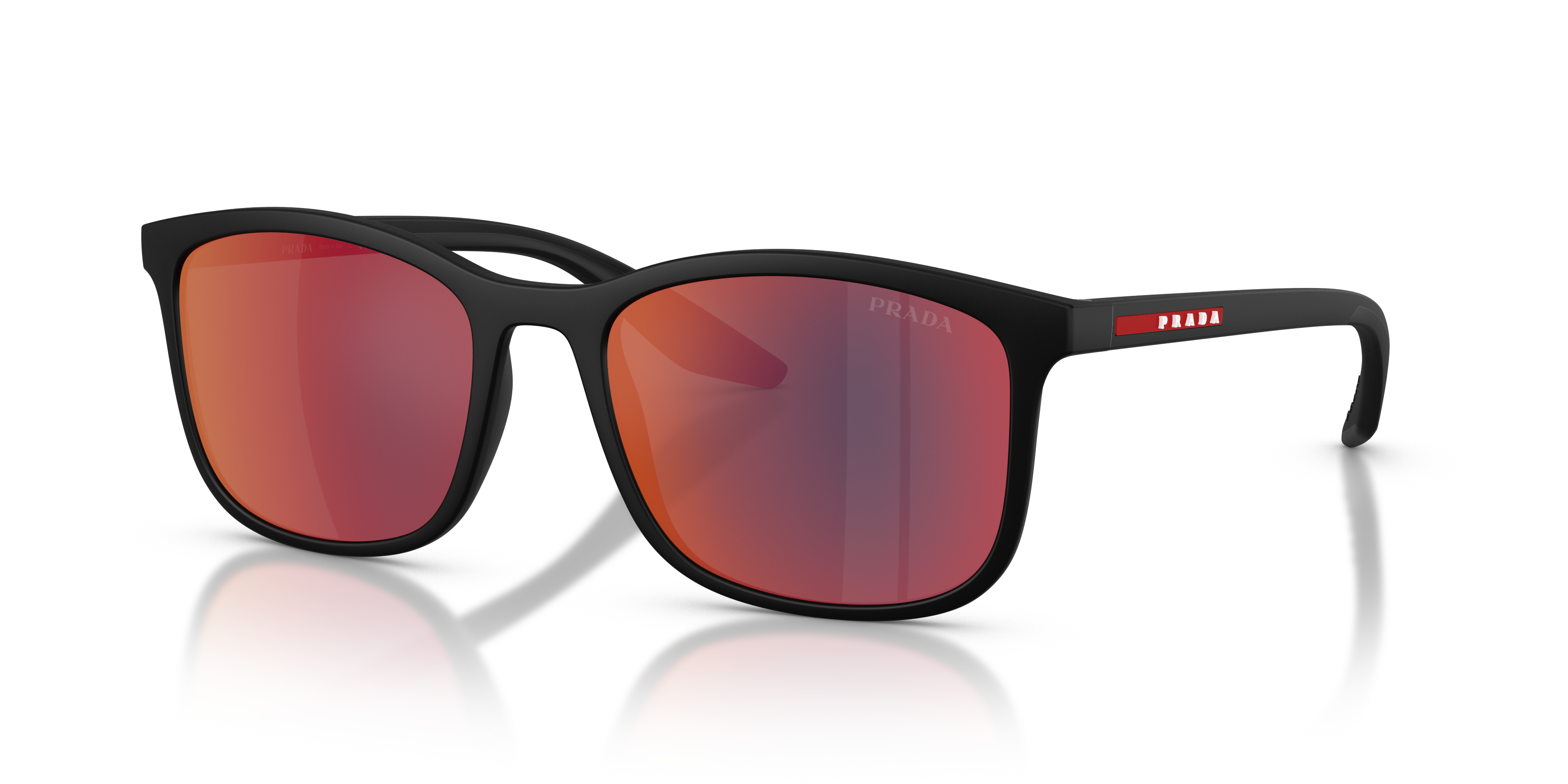 Prada Linea Rossa PS A08S XL (56 - 19) with Grey lenses and Black