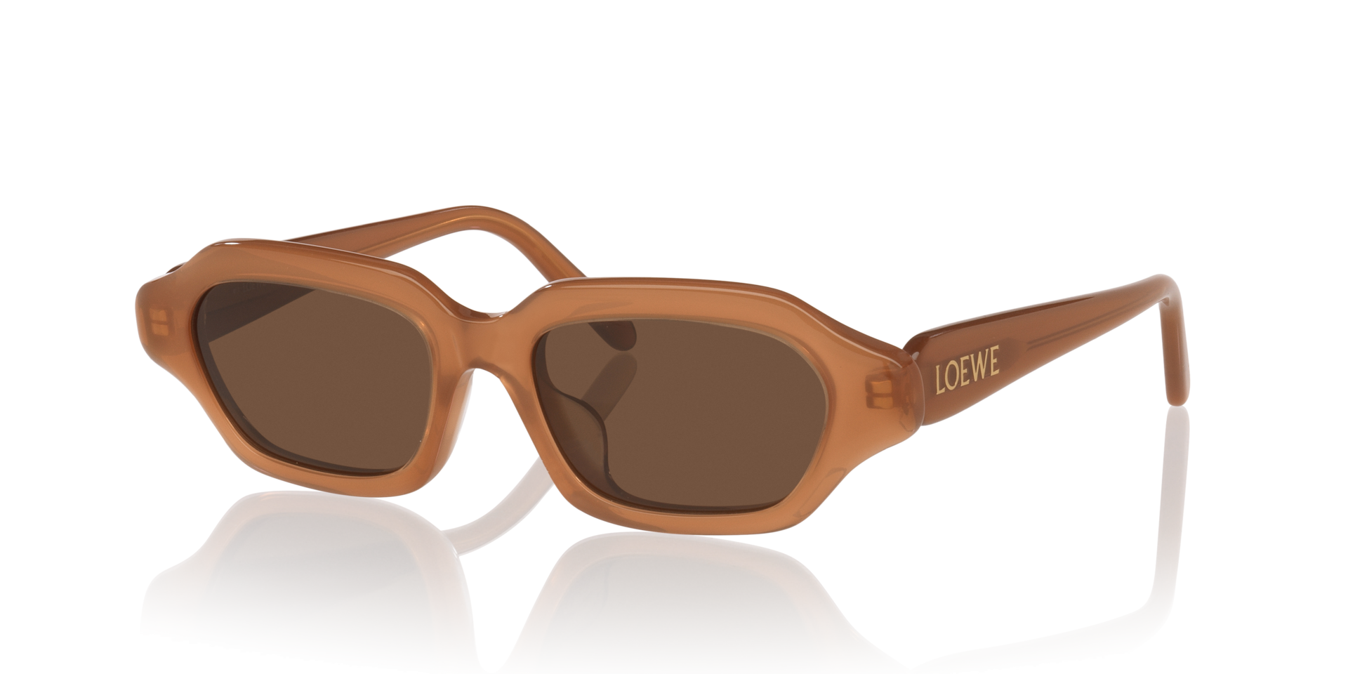 Loewe Slim LW40157U XXS (51 - 17) with Brown lenses and Brown