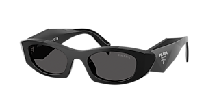 Prada PR B05S M (53 - 19) with Grey lenses and Black frame