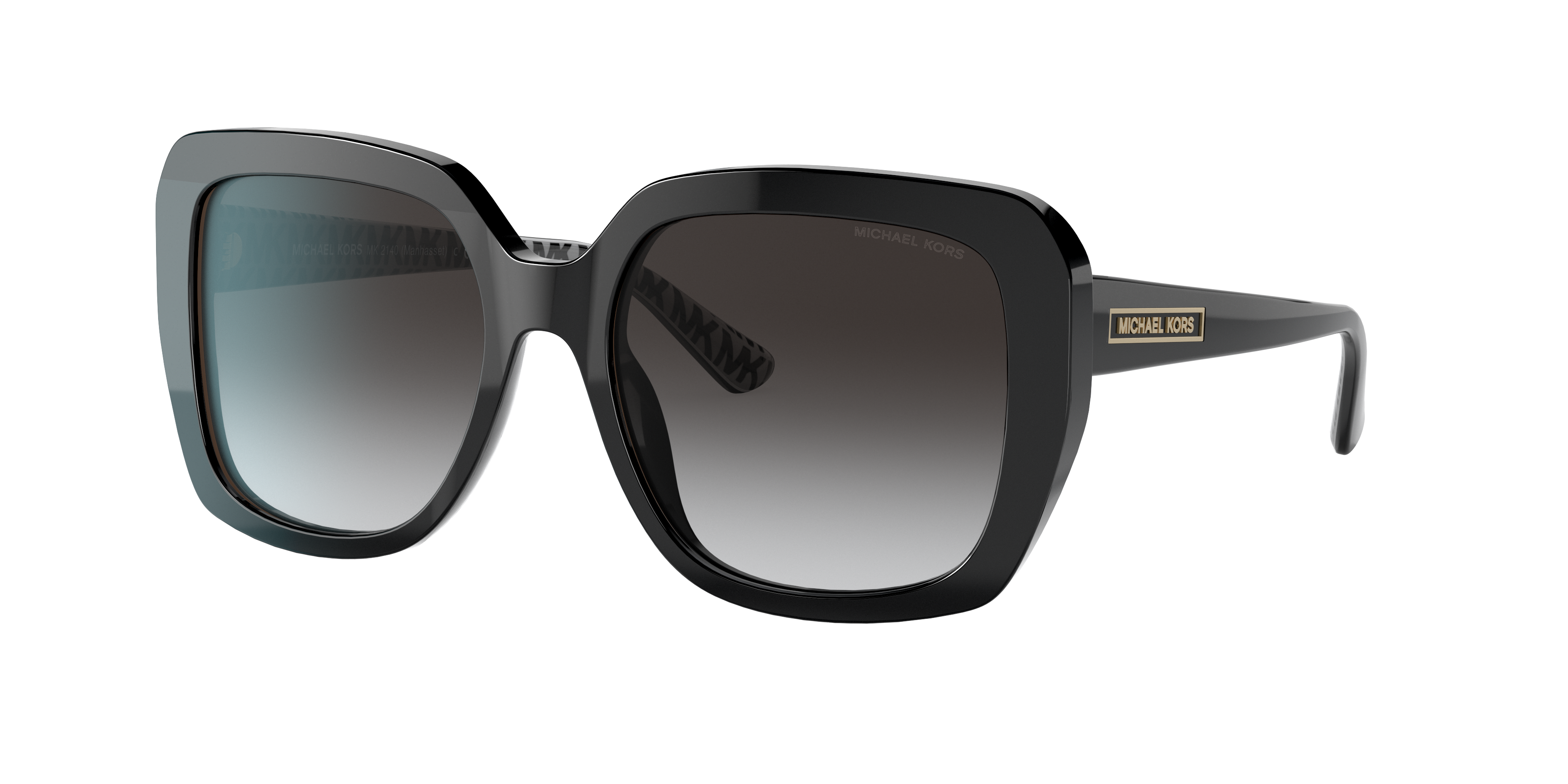 Michael Kors Woman Sunglass Manhasset -  Frame color: Black, Lens color: Grey Gradient