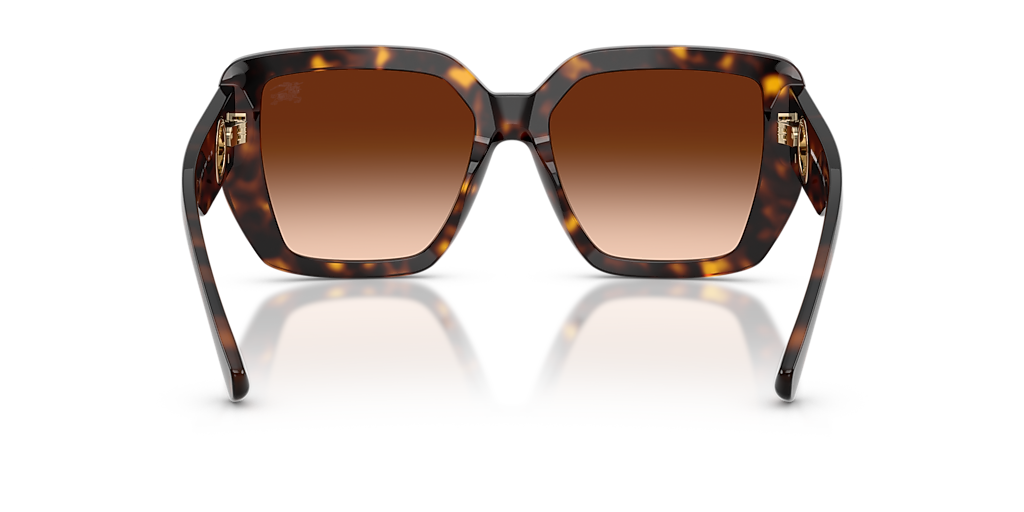 Burberry BE4471 Sunglasses Dark Havana Acetate Oversized BURBERRY BE4471-42048G-54 Sunglasses Frame Size 54mm 140mm  main image 3