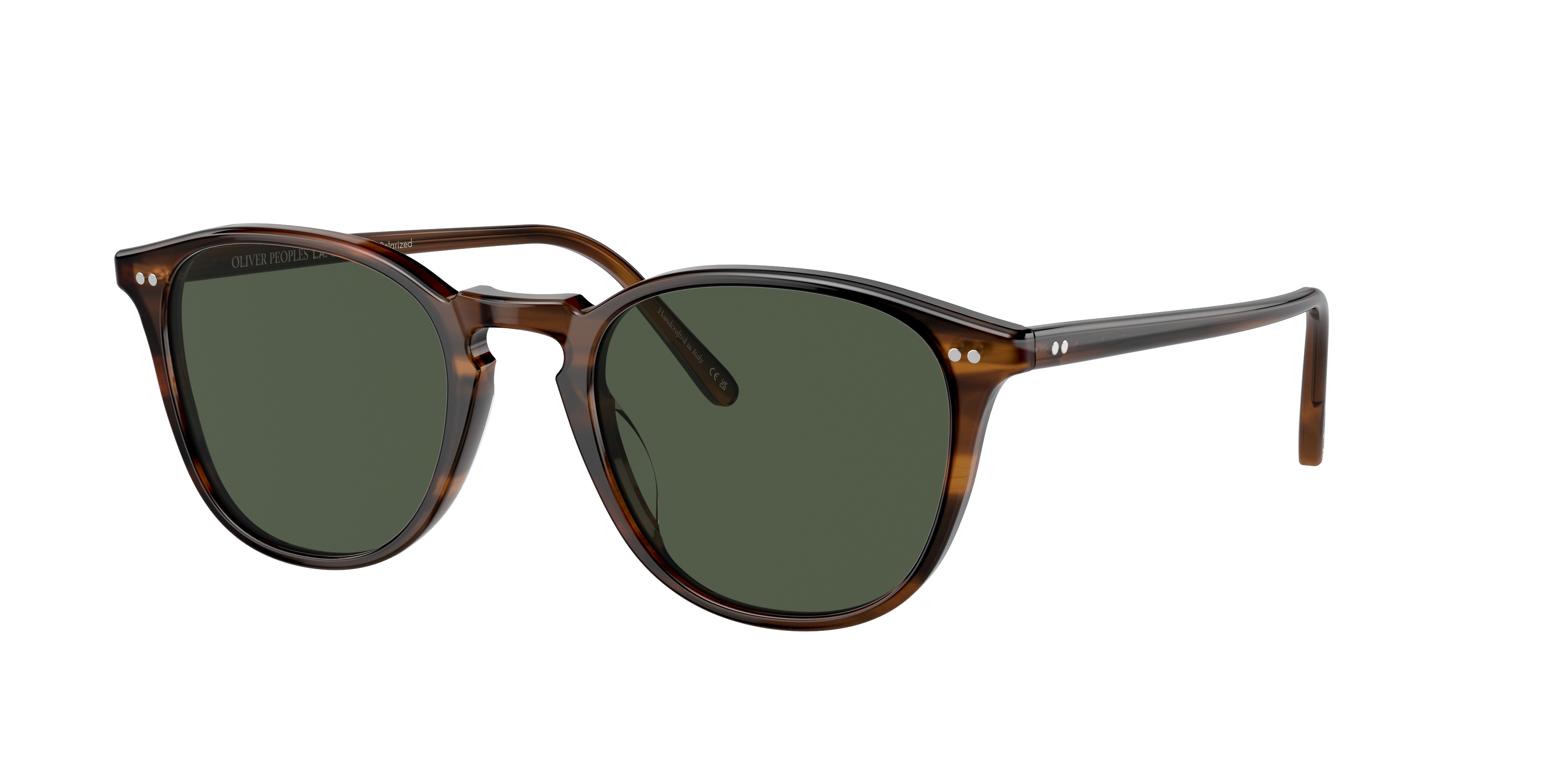 Oliver Peoples Unisex Sunglass OV5414SU Forman L.A -  Frame color: Tuscany Tortoise, Lens color: Green Polarized