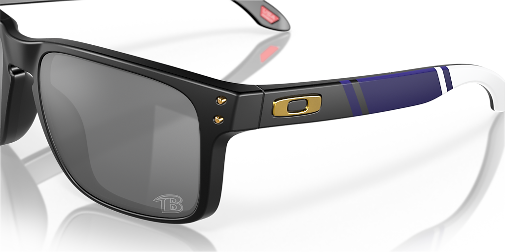 Oakley Baltimore Ravens Holbrook™ XL (57 - 18) with Black lenses