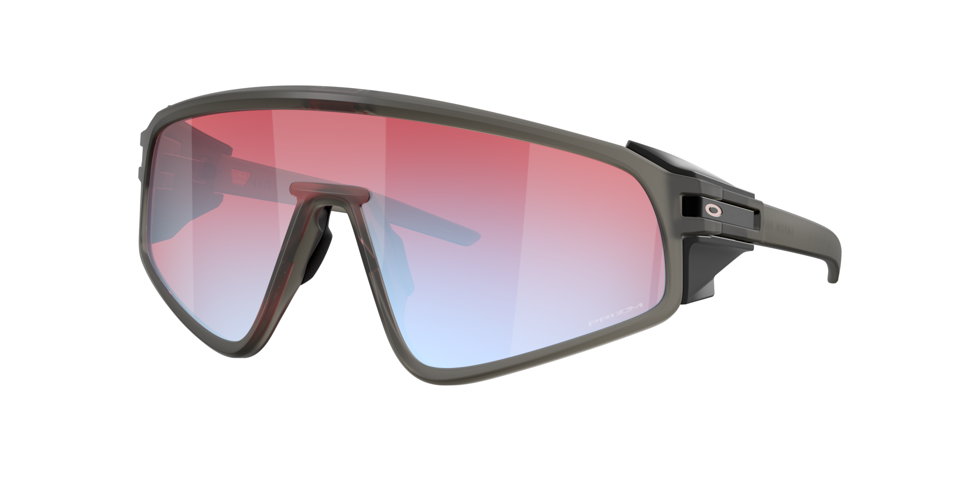 Oakley Unisex Sunglass OO9404 Latch™ Panel - Rahmenfarbe: Matte Grey Smoke, Linsenfarbe: Prizm Snow Sapphire