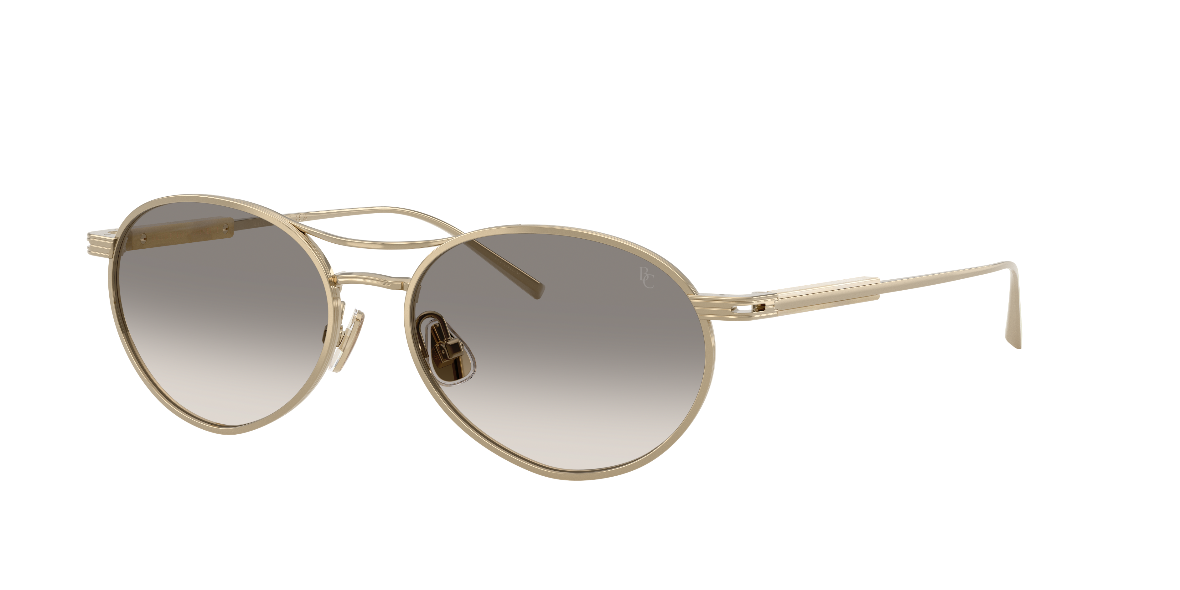 Brunello Cucinelli Unisex Sunglass BC2019ST -  Frame color: Oro, Lens color: Juta
